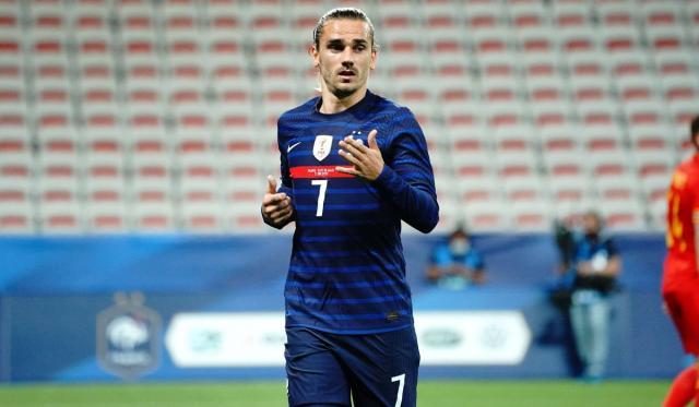 关于巴萨前锋格列兹曼入选法国国家队，备战世界杯资格赛的信息